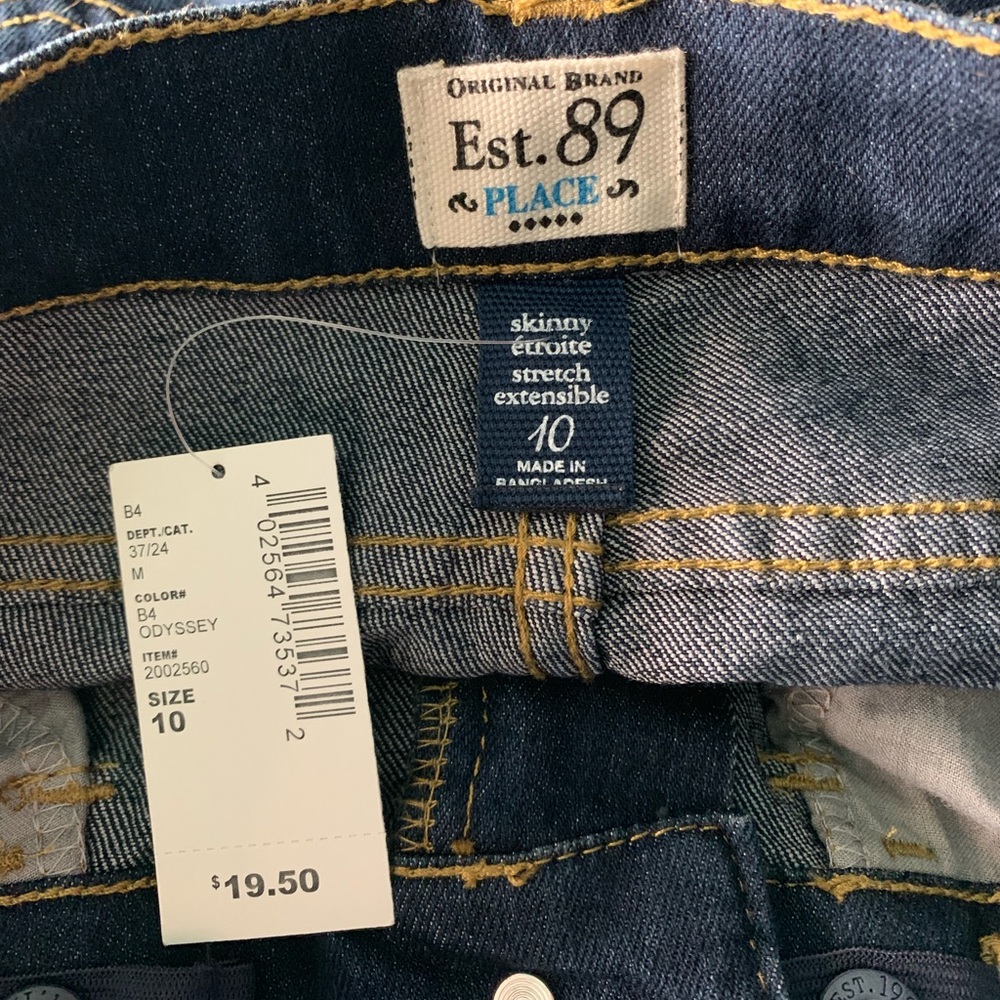 Children’s Place NWT girls dark denim jeans 👖